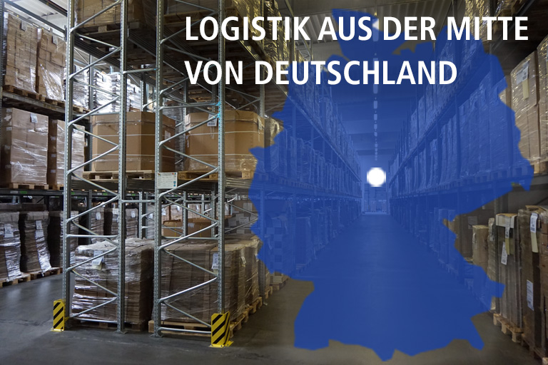 Logistik aus der Mitte von Deutschland