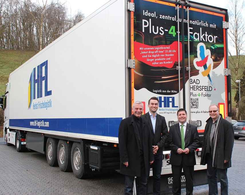 HFL wirbt mit der Stadt für den Logistikstandort "Bad Hersfeld"